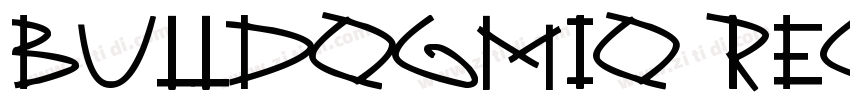 BulldogMio Regular字体转换
